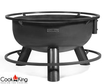 Lade das Bild in den Galerie-Viewer, Multifunktionale Feuerschale Premium „BANDITO“ mit Grillrost 70 cm - Cook King - Shop
